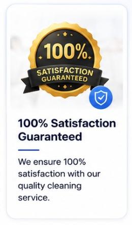 100% Satisfaction Guranteed