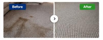 Before & After of Carpet Image Before & After of Carpet Image