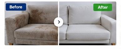 Before & After of Sofa Image Before & After of Sofa Image